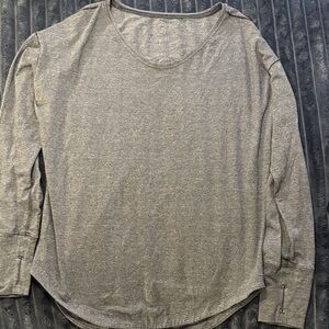 Lululemon Gray Long Sleeve Top size 8